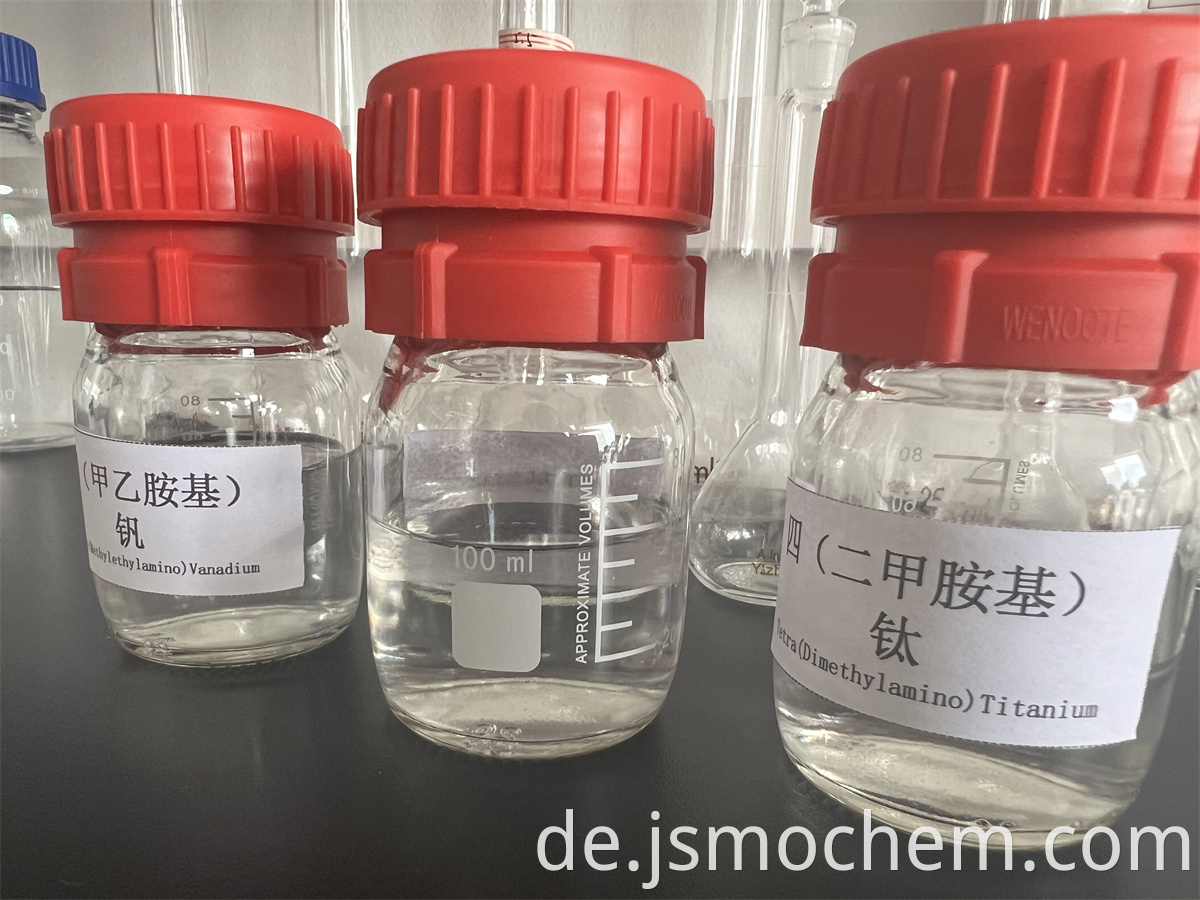 Tetra(dimethylamino)titanium is widely used as a precursor in the synthesis of various titanium-containing materials, such as thin films, nanomaterials, and catalysts. It is particularly useful in the production of titanium nitride coatings, which have applications in electronics, aerospace, and other industries. It is important to handle tetra(dimethylamino)titanium with caution due to its reactivity and toxicity. It should be stored and handled in a well-ventilated area, away from moisture and air. Personal protective equipment, such as gloves and goggles, should be worn when working with this compound.